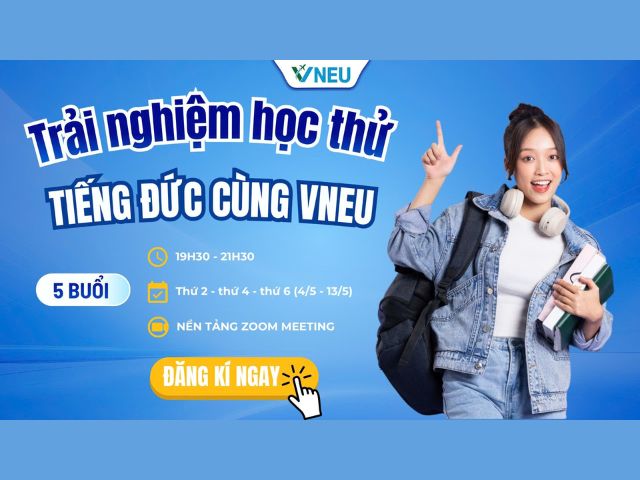 KHAI GIẢNG LỚP TRẢI NGHIỆM TIẾNG ĐỨC 5 BUỔI MIỄN PHÍ: ĐÁNH THỨC TIỀM NĂNG CHÂU ÂU