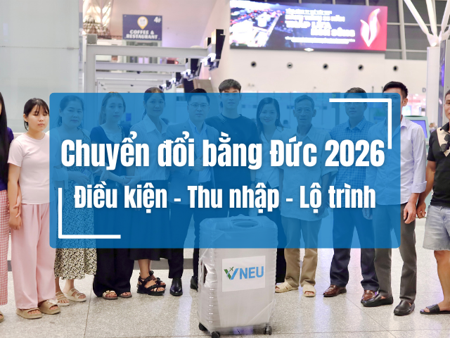 Chuyển đổi bằng Đức 2026 là gì? Điều kiện, thu nhập và lộ trình mới nhất