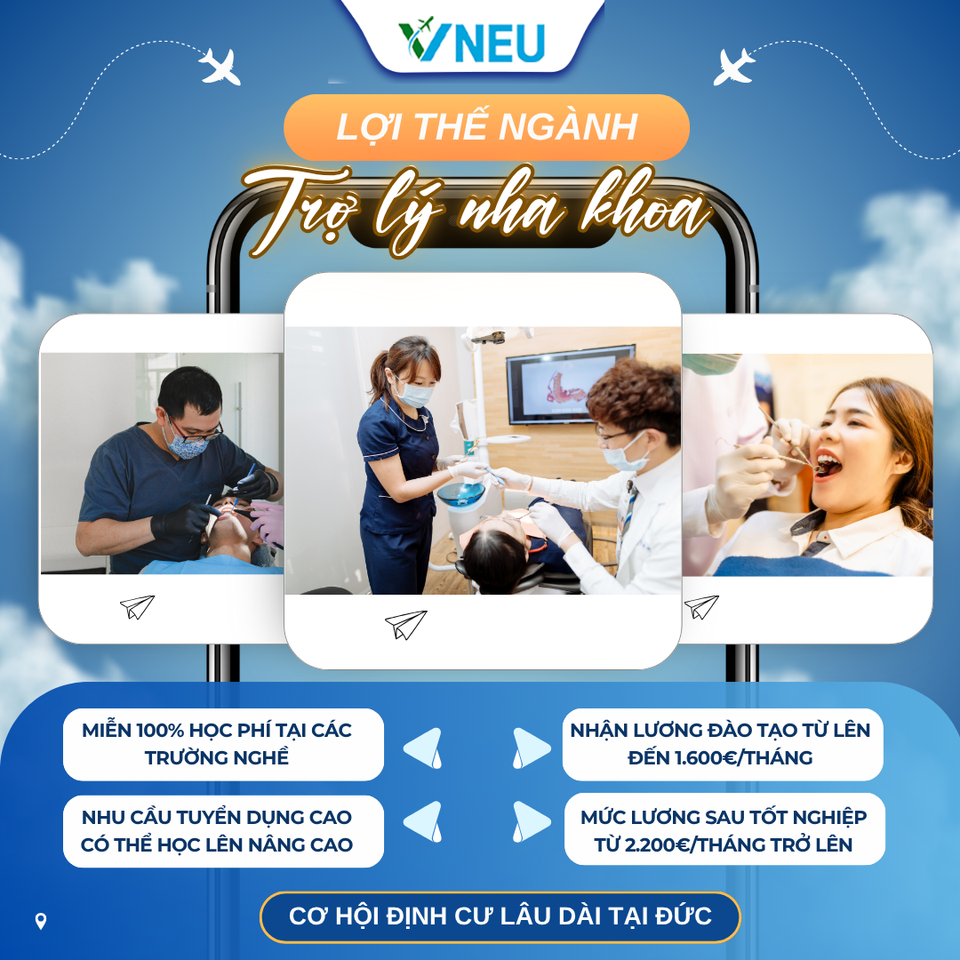 lợi ích của ngành trợ lý nha khoa tại Đức