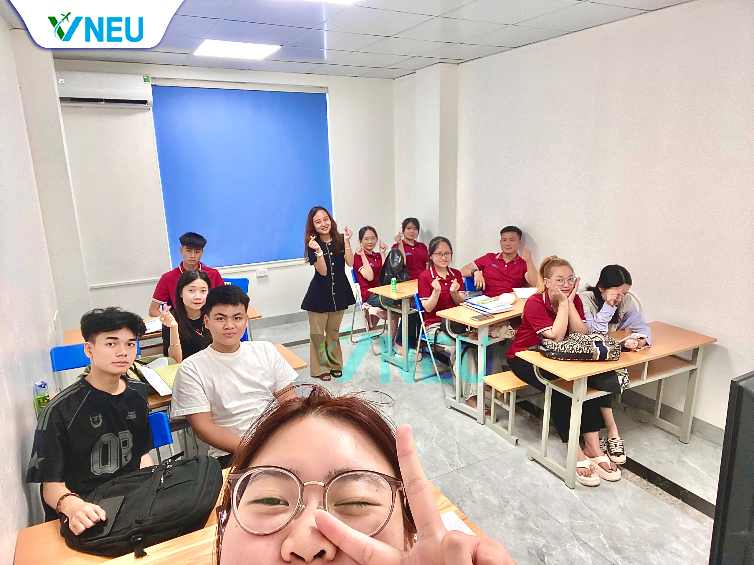 lớp học tại VNEU