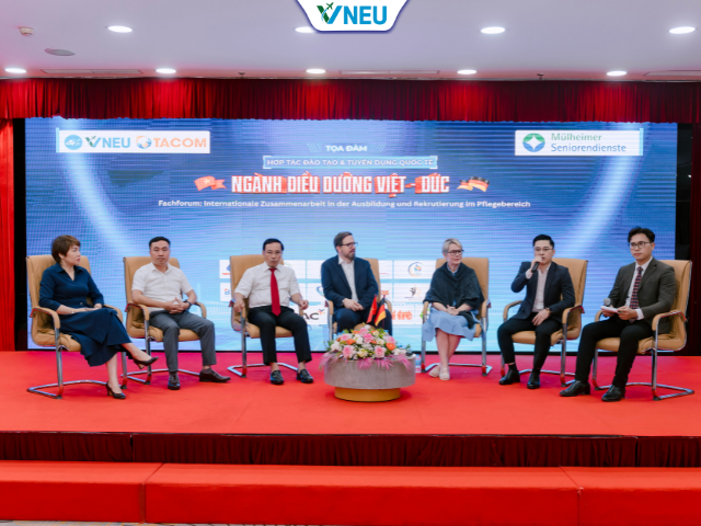 TỌA ĐÀM HỢP TÁC TOÀN DIỆN TRONG PHÁT TRIỂN NHÂN LỰC VIỆT – ĐỨC “Hợp tác quốc tế về đào tạo & tuyển dụng ngành Điều dưỡng”