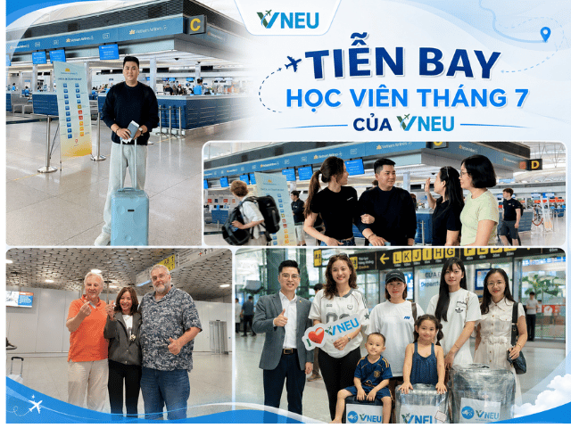 Tiễn bay học viên tháng 7 VNEU: Chính thức bắt đầu hành trình tại Đức
