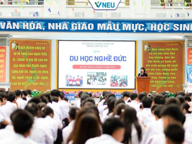 VNEU đồng hành cùng Trường THPT Bất Bạt trong chương trình hướng nghiệp “Hiểu đúng mình – Chọn đúng nghề”